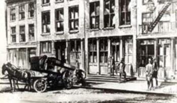 Drawing of Thomas Edison's Pearl Power Station, New York