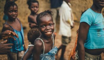 Smiling African children