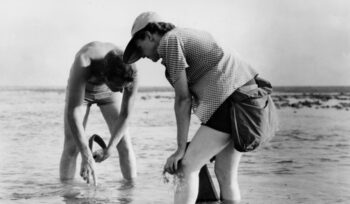 Carson and Bob Hines researching off the East Coast in 1952